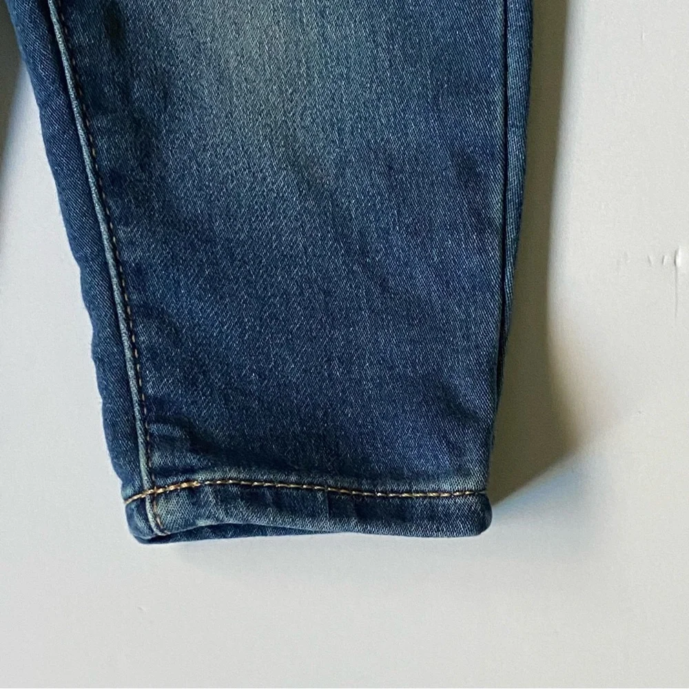 Gap jeans size 3-6 months “My first easy slim” comfy wide waist band baby EUC